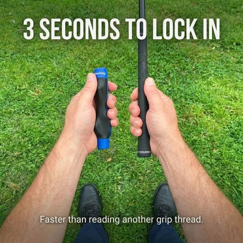 ⛳ Golf Grip Trainer - Golf Swing Aid Club Attachment for Correct Hand Placement